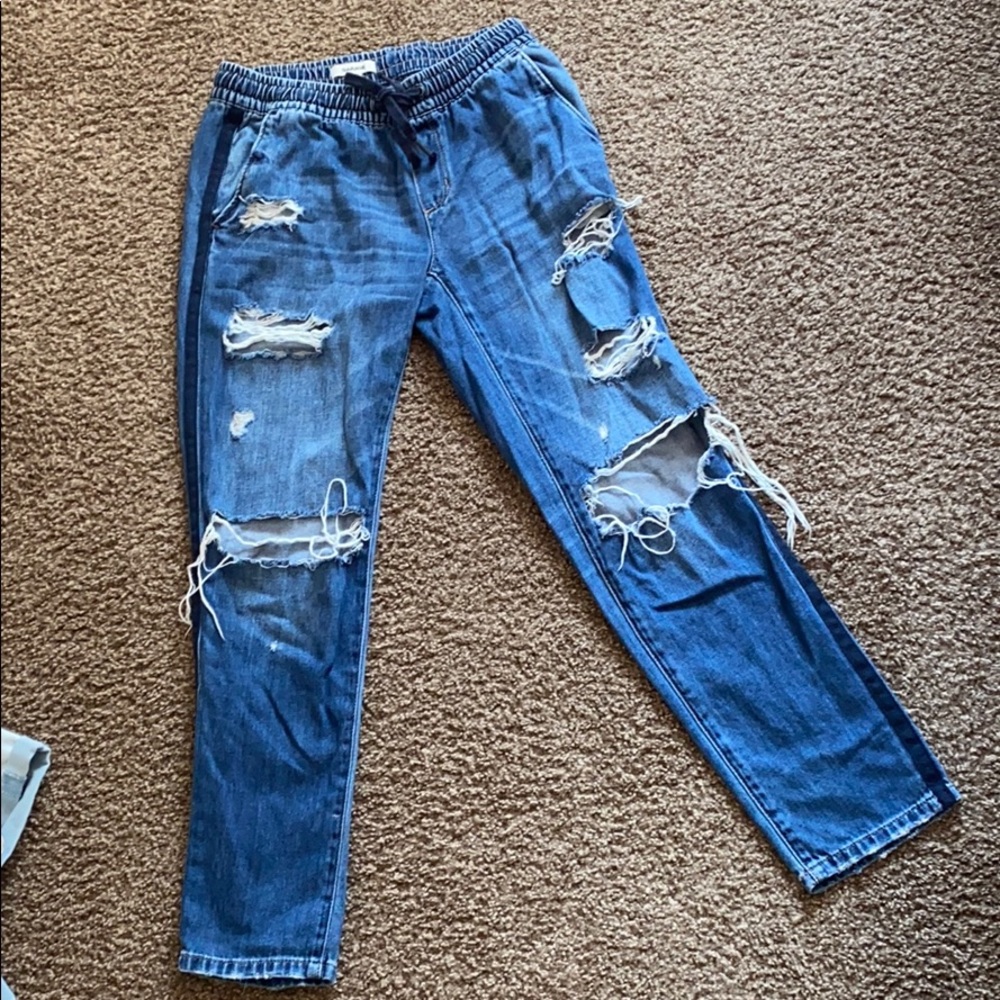 Garage “mom” jeans.